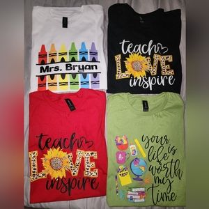 Brand new Teacher Shirts. Pick your choice